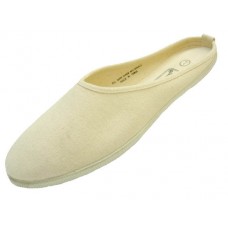 S262L-Beige - Wholesale Women's "Easy USA" Mule Slip-On Canvas Shoes (*Beige Color) *Closeouts $36.00 Case / $1.00/Pr. 